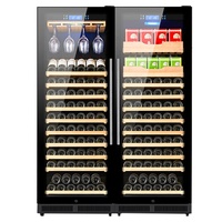 Refroidisseur à vin intégré, 20/120 ml, différents bouteilles, réfrigérateur à vin, mains-libres, en armoire avec système de stabilisateur de température intelligente