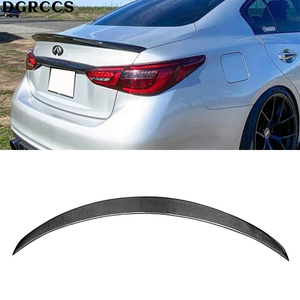 For Q50 Q50S Q50L US Style Carbon Fiber Rear Spoiler Trunk Wing 2013-2023 Carbon Fiber - Product Image 1