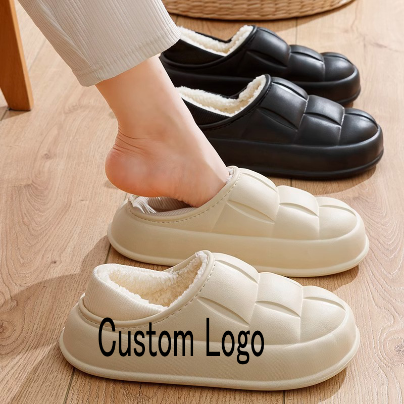 Hot Selling Non-slip Outside Wear Cotton Slippers Waterproof