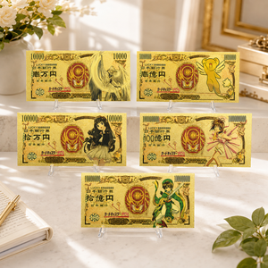 <span class=keywords><strong>Captor</strong></span> <span class=keywords><strong>Sakura</strong></span> - Juego <span class=keywords><strong>de</strong></span> Billetes Coleccionables <span class=keywords><strong>de</strong></span> Anime con Lámina Dorada <span class=keywords><strong>de</strong></span> Doble Cara - Tarjeta Dorada <span class=keywords><strong>de</strong></span> 16x7.6cm, Edición Limitada para Fans del Anime Japonés - Product Image 4