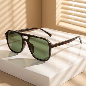 Lunettes de soleil carrées grandes tailles anti-UV, dernière mode, design personnalisé, transfrontalières, pour hommes et femmes 2026 - Product Image 3
