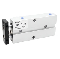 Cylindres pneumatiques à double tige en aluminium série TN - Différentes tailles