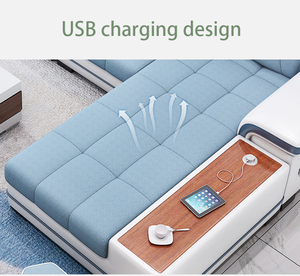 दरवाजा टू डोर मूल्य लिविंग रूम 7 सीटर सोफे बिस्तर सोफे पर रीक्लाइनिंग कपड़े के आकार के कोने 1 + 2 + 3 मॉड्यूलर सोफे फर्नीचर - Product Image 3