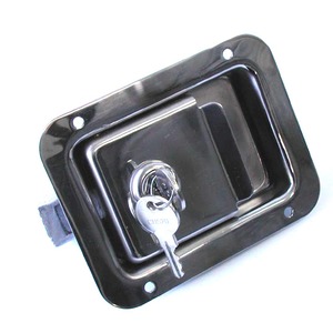 Truck Paddle <b>Lock</b> Recessed <b>Tool</b> <b>Box</b> Door <b>Lock</b> Flush Mount Paddle Slam - Product Image 3