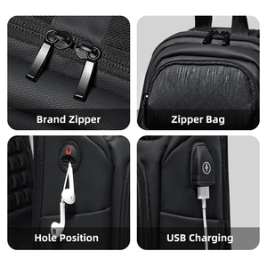 Bolsas Masculinas FENRUIEN com Alças, Bolsa de Ombro Multifuncional, Durável em Tecido de Poliéster, Bolsa de Presente Luxuosa 2026, Bolsas Pretas - Product Image 6