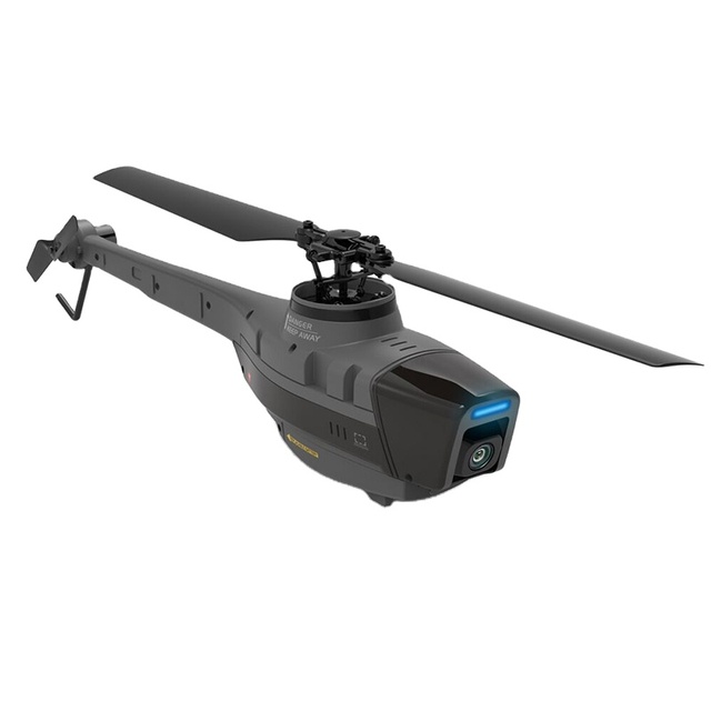 2023 HOSHI Newset C128 RC Helicopter 4CH Single Propeller Rc Plane Mini Black Bee 1080P HD Aileron Less Aerial Photography