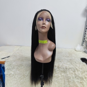 LetsFly 11A SDD 13x4 440 gramos Personalizar Peluca Frontal de encaje Peluca de cabello humano recto virgen brasileño para mujeres negras Envío <span class=keywords><strong>gratis</strong></span> - Product Image 2