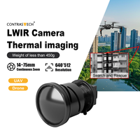 Module de caméra thermique pour drone IVaster640LW-45mm, résolution 640*512, 45mm, pour système PTZ