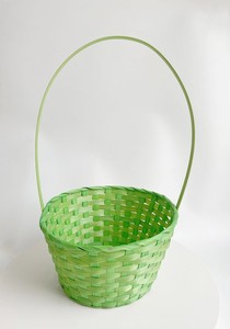 Panier de rangement en osier tressé coloré pour Pâques, paniers cadeaux en jacinthe d'eau tressée pour Pâques, mariage, pique-nique - Vente en gros - Product Image 5