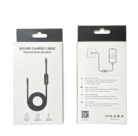 Câble de charge sécurisé USB-C 120W HW-SC200, câble bloqueur de données USB-C, protégez la confidentialité de vos données, câble de charge rapide USB-C PD120W