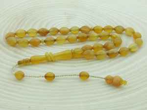 Perles de corne de buffle naturelle, tasbih artisanal, accessoires spirituels pour la méditation, la prière quotidienne et l'expression culturelle - Product Image 3