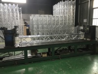 Guangdong matriz línea de altavoz y sonido luz truss fábrica de marco de aluminio tornillo truss estructura
