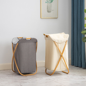 Cesta de almacenamiento de tela rectangular plegable personalizada al por mayor para el comercio exterior de <span class=keywords><strong>Amazon</strong></span> para <span class=keywords><strong>ropa</strong></span> <span class=keywords><strong>sucia</strong></span> en el baño o la lavandería - Product Image 2