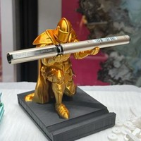 Porte-stylo Chevalier Exécutif Imprimé en 3D, Support à Crayons Guerrier, Chevalier pour Bureau, Petites Statues Décoratives