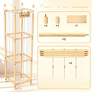 Scaffale Extra Large per Giocattoli, Organizzatore in Legno per Cameretta e Stanza dei Giochi dei Bambini - Product Image 5