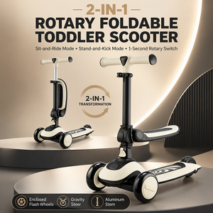 <span class=keywords><strong>Kinderkraft</strong></span> Halley Big Kid Scooter 2-in-1 50kg Tragkraft Polyurethan-Räder Klappbarer Sitz Höhenverstellbar - Product Image 4