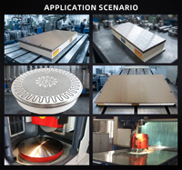 Superstark Magnetische Kraft Dichter Magnetpol Permanentmagnetspannplatte Hochpräzise für Flächenschleifmaschine EDM-Drahtschneidemaschine