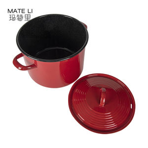 इनडोर आउटडोर रसोई कुकवेयर एनमेल कैसरोल पॉट स्टावपॉट गैर छड़ी खाना पकाने बर्तन - Product Image 4