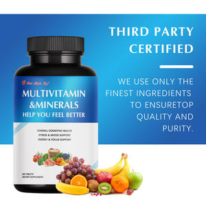 Tabletas de Complejo Vitamínico Esencial Diario - Salud de la <span class=keywords><strong>Piel</strong></span> y Defensa Antioxidante, Suministro a Granel Sin OMG - Product Image 4