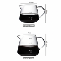 Ensemble de cafetière en verre pour café filtre, avec filtre, pot de service et carafe résistante à la chaleur, personnalisable avec logo, vente en gros