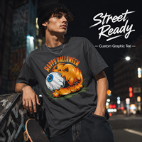 T-shirt graphique rétro JNEI pour homme, 100% polyester, protection thermique, séchage rapide, streetwear fonctionnel, tee-shirt unisexe actif