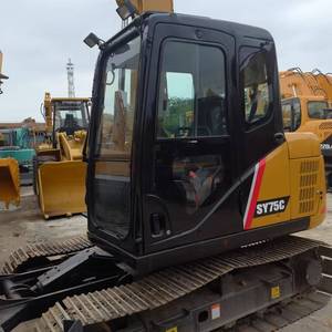 รถขุดตีนตะขาบ Sany SY95c SY75C Pro มือสอง รุ่นปี 2023 เครื่องยนต์ดีเซล 9 ตัน ความจุบุ้งกี๋ 0.38 ลูกบาศก์เมตร ผ่านการทดสอบและตรวจสอบแล้ว ขายดี - Product Image 6