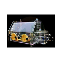 Tnettob — boîte à gants sous vide en plexiglas, entièrement transparente, personnalisée, pour les laboratoires