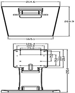ขาตั้ง<span class=keywords><strong>จอ</strong></span><span class=keywords><strong>คอม</strong></span>พิวเตอร์แบบพับได้ปรับระดับความสูงได้ รุ่น Wearson Modern White วัสดุโลหะ รองรับมาตรฐาน VESA 75 100 สำหรับ<span class=keywords><strong>จอ</strong></span><span class=keywords><strong>คอม</strong></span>พิวเตอร์ตั้งโต๊ะ - Product Image 5