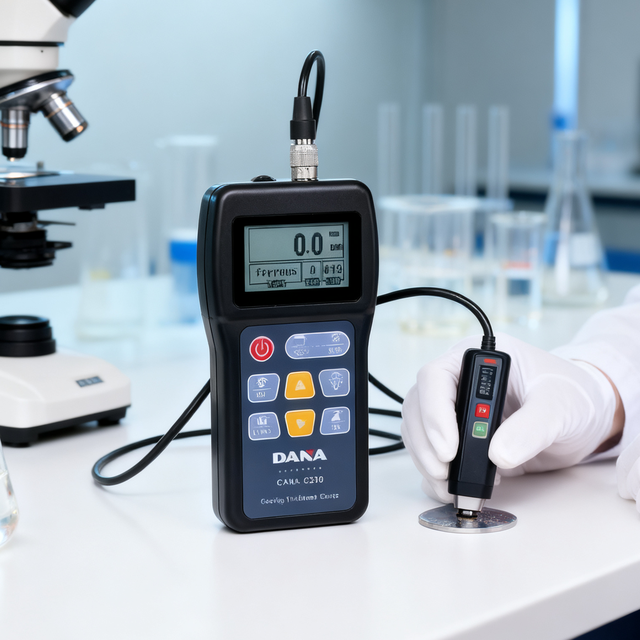DANA C310 OEM Paint Plating Thickness Gauge Portable Nondestructively Precisely Test Instruments Device High Precision Coating Thickness Gauge