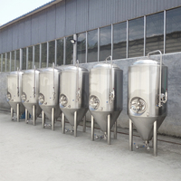 Réservoir conique de bière SS304 cuve de Fermentation de bière cuve de Fermentation de bière 1000l 2000L