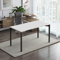 Mobilier de bureau 1200*600 table de bureau noir métal ordinateur jeu poste de travail bureau gestion intelligente des câbles pour table bureau