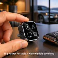 Adaptateur sans fil 4-en-1 CarPlay Android Auto, Mirror Link & AirPlay, USB-C Plug-and-Play, dongle de voiture ultra-léger 15g