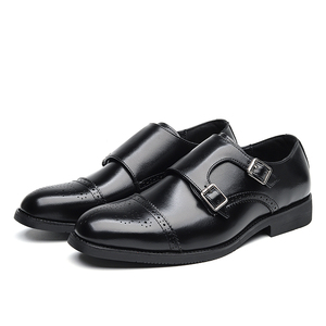 Chaussures habillées décontractées en cuir de haute qualité pour hommes, souples et confortables, à bout pointu, style Oxford, élégantes pour le bureau et les affaires, grandes tailles - Product Image 2