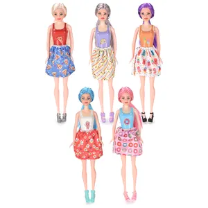 नई विचारों 11.5 इंच आश्चर्य गुड़िया पानी से धो ड्रेस अप गुड़िया Barbi रंग बदलते खिलौना सेट फैशन अंधा बॉक्स गुड़िया खिलौने के लिए लड़कियों