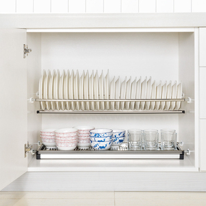 Organizador de Almacenamiento para Fregadero, <span class=keywords><strong>Escurridor</strong></span> Colgante de Vajilla y Tazas, <span class=keywords><strong>Expandible</strong></span> de Gran Capacidad para Gabinetes de Cocina - Product Image 3