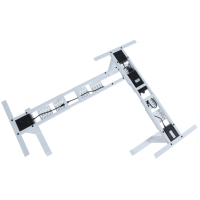 Cadre de bureau debout électrique réglable en hauteur Ada 90 Angle V-Shape Triple Motors avec poutre réglable