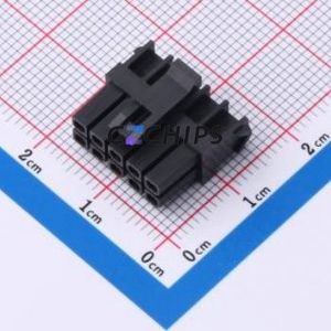 1729521001 Housing (Wire-to-Board / Wire-to-Wire) P=3mm Connector 2x5P 3mm Micro-Fit (MX 3.0) 3mm - Product Image 1