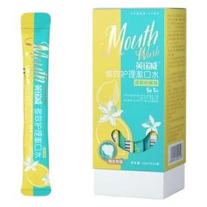 Bain de bouche probiotique Hainuo Lime Mint de Haier - Portable, protège les gencives, haleine fraîche longue durée - Product Image 1