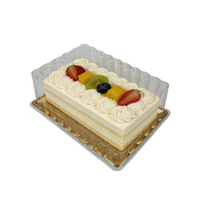 <strong>Plastic</strong> Wedding <strong>Dessert</strong> Cake Serving <strong>Tray</strong> Food Grade Thickened PET <strong>Square</strong> Disposable Luxury Gold <strong>Dessert</strong> Serving <strong>Tray</strong> with Cover - Product Image 6