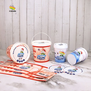 Bac à crème glacée de 530ml d'usine OEM tasse à yaourt PP de qualité alimentaire conteneur d'emballage alimentaire seau en plastique avec couvercle et couvercle inviolable - Product Image 5