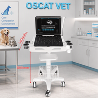 Chariot à ultrasons OSCAT EX-01E pour vétérinaires avec roulettes pour hôpital vétérinaire, support médical mobile, équipement vétérinaire
