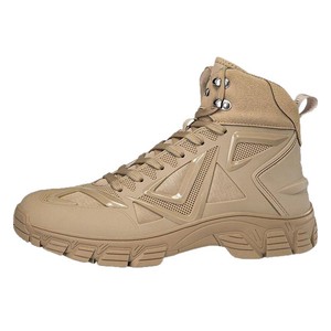 DSF54 AS33 LOKWT Men Brown Mesh Tactical <b>Boots</b> Breathable Outdoor <b>Hiking</b> Shoes High Top Sport <b>Boots</b> All Seasons Use - Product Image 3