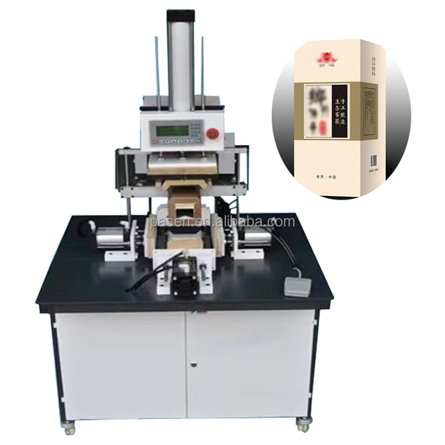 Automatic Paper Phone Case Bubble Press Machine, Paper Package Rigid Box Air Removing Machine