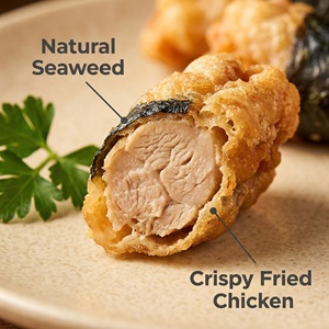 Yamaji Export Grade IQF Frozen Seaweed Roll Chicken Karaage Snack Food with 18 Months Shelf Life for Supermarket Supply - Product Image 2