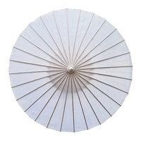 Parapluies en papier chinois bambou décoration de mariage bricolage peinture blanc oriental soie nylon parasol