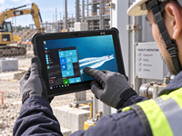 Tablette PC Robuste 10 pouces avec Lecteur NFC Frontal, Option Windows 11 Pro pour la Gestion d'Entreprise