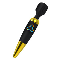 Vibrateur AV en gros, 7 vitesses, masseur personnel vibrant, rechargeable par USB, pour femmes