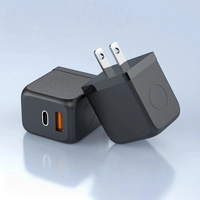 Chargeur mural USB C GaN 35W personnalisé avec logo d'usine, double port PD QC3.0, prise US, adaptateur de charge rapide pour iPhone 16 Samsung