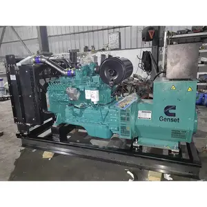 Generador de gas Cummins de 125 KVA Tipo de alternador silencioso de 20KW Fabricado por Cummins Tipo abierto Generador diesel Marne