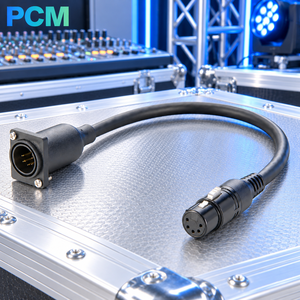 5-Pin XLR Stecker auf Buchse D-Serie Einbau-Verlängerungskabel Schottverbinder für Bühnen- und Studio-Mischpulte, Rack-PA-Audio-Equipment - Product Image 1